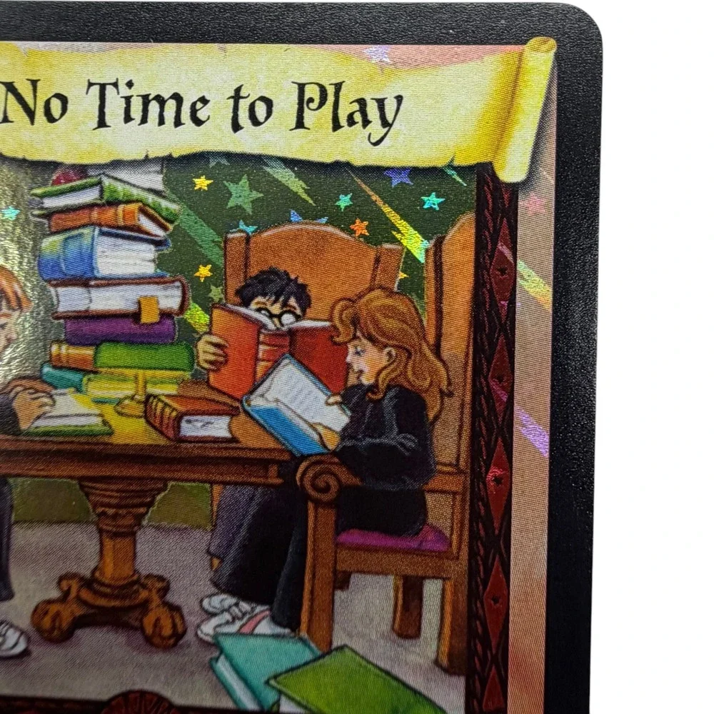 Harry Potter TCG No Time to Play 17/80 Rare Holofoil Spell Card 2001 Vintage